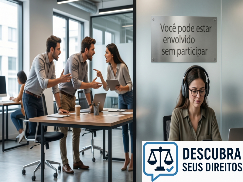 Você pode estar envolvido sem participar