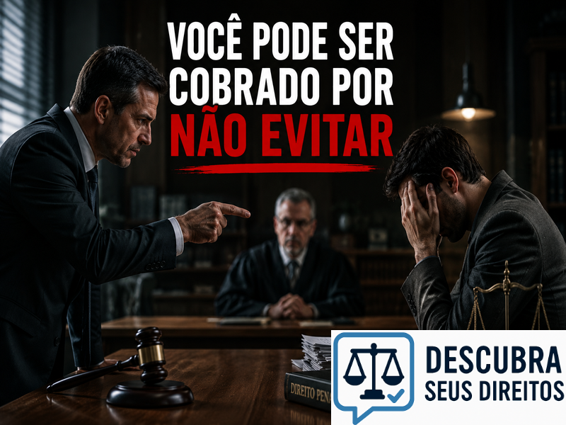 Você pode ser cobrado por não evitar