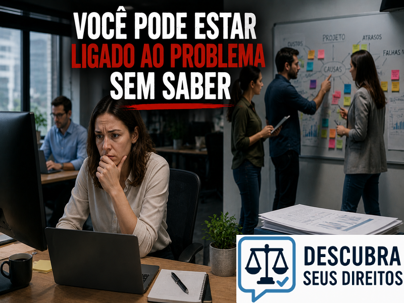 Você pode estar ligado ao problema sem saber