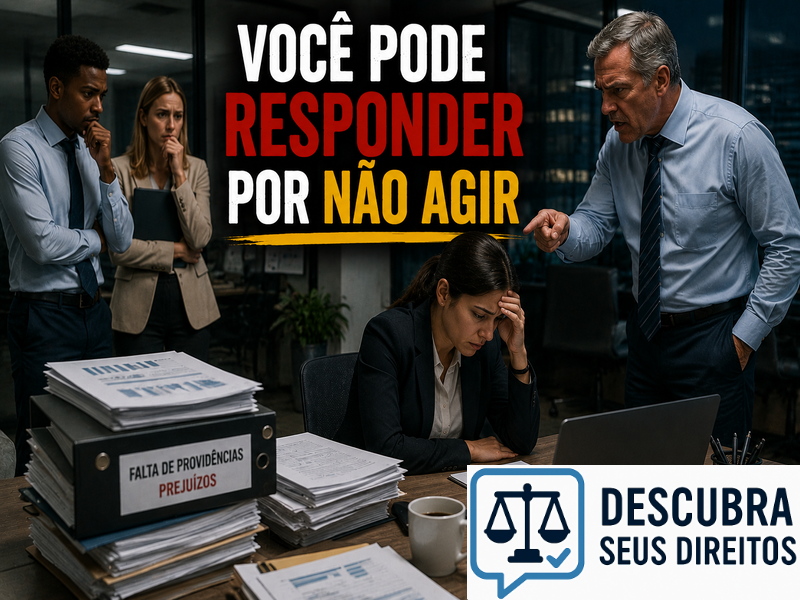 Você pode responder por não agir