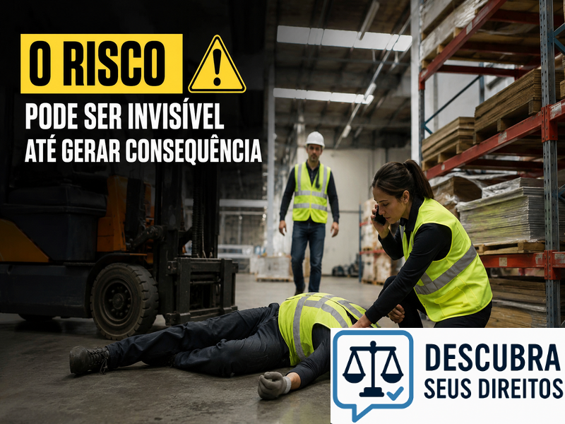 O risco pode ser invisível até gerar consequência