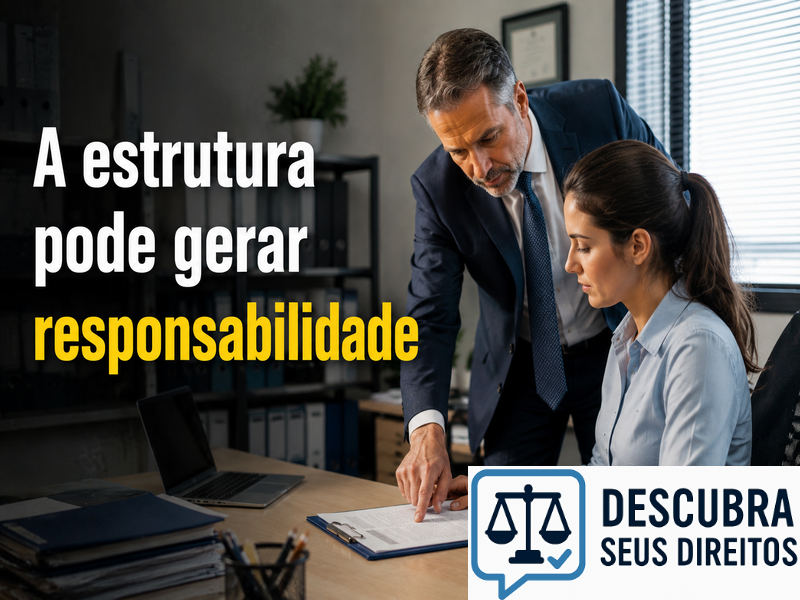 A estrutura pode gerar responsabilidade
