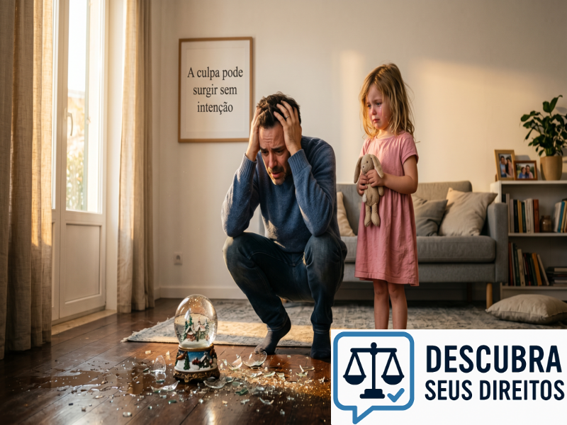 A culpa pode surgir sem intenção