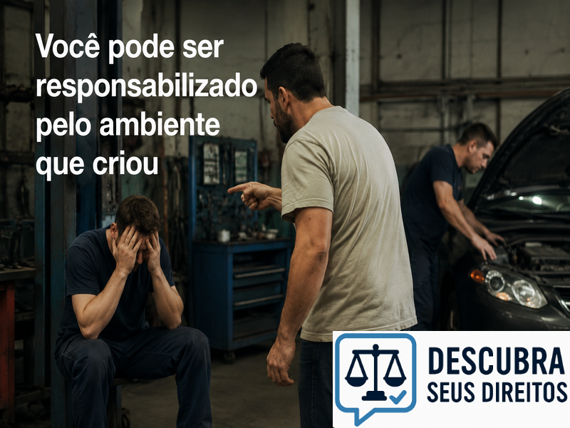 Você pode ser responsabilizado pelo ambiente que criou