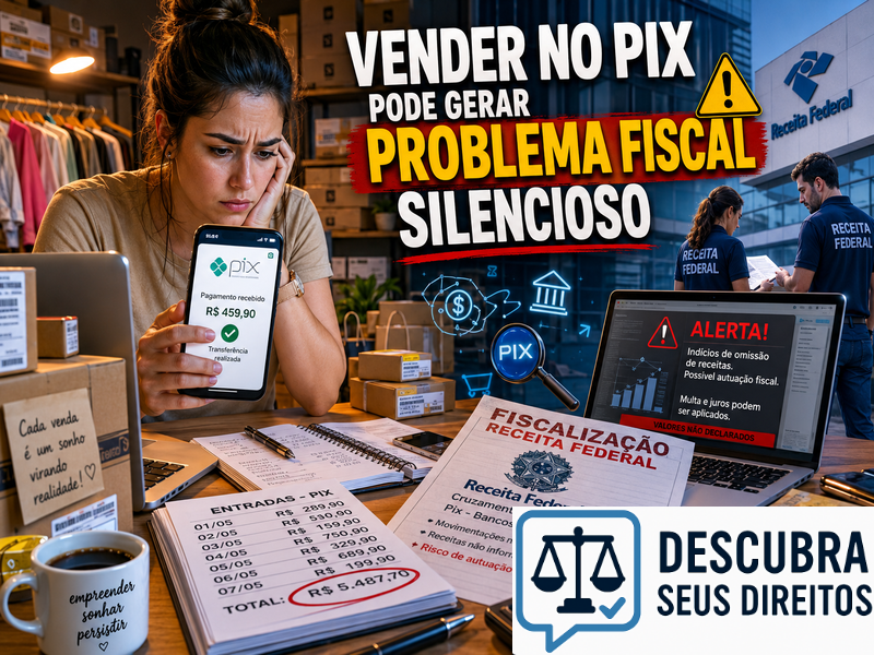 Vender no PIX pode gerar problema fiscal silencioso?