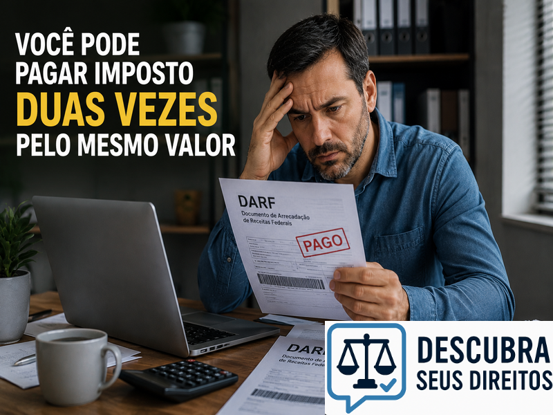 Você pode pagar imposto duas vezes pelo mesmo valor?