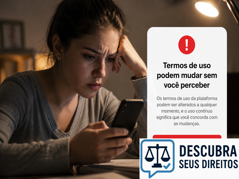 Termos de uso podem mudar sem você perceber?