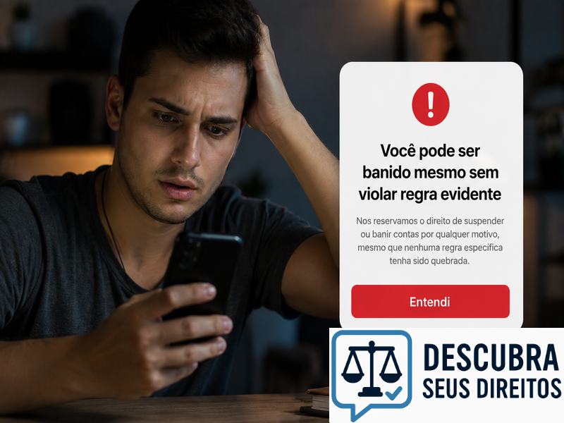 Você pode ser banido mesmo sem violar regra evidente?
