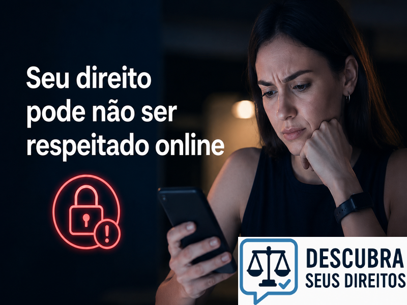 Seu direito pode não ser respeitado online?