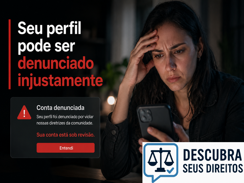 Seu perfil pode ser denunciado injustamente?
