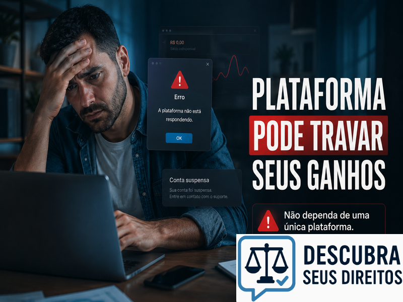Plataforma pode travar seus ganhos?
