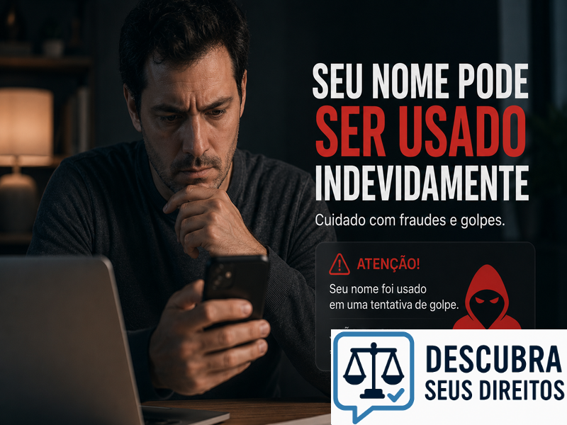 Seu nome pode ser usado indevidamente?