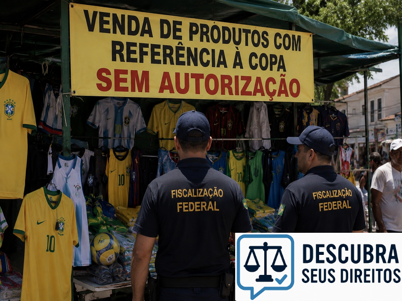 Você pode ser processado por usar o nome da Copa para vender produtos?