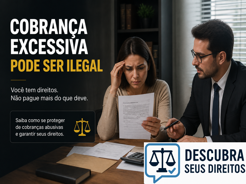 Cobrança excessiva pode ser ilegal