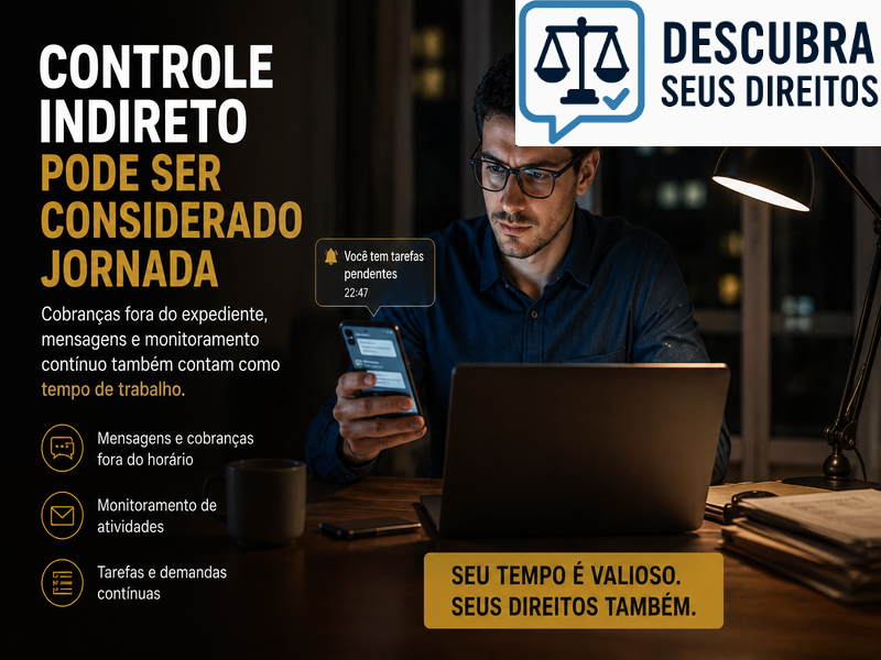 Controle indireto pode ser considerado jornada