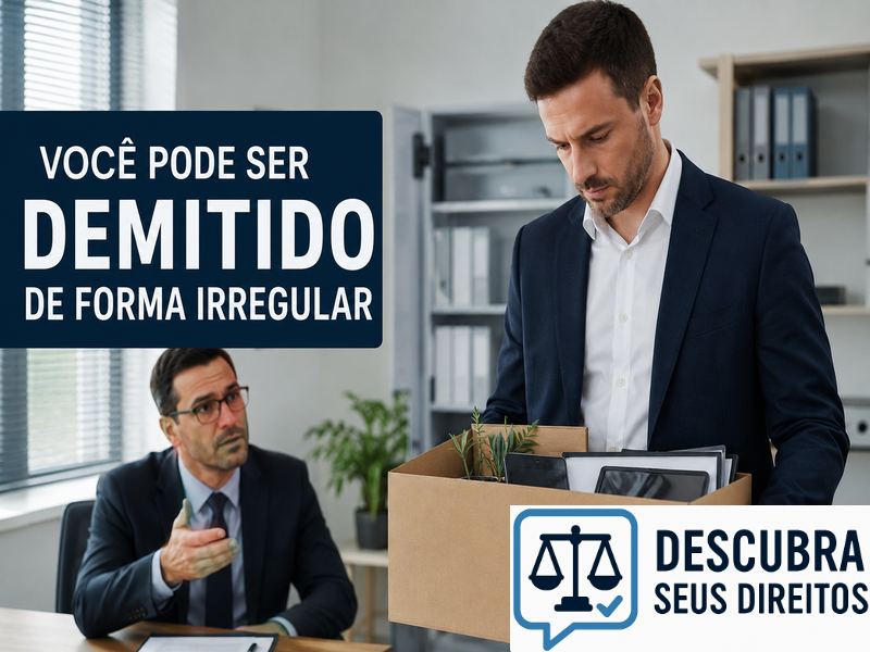 Você pode ser demitido de forma irregular
