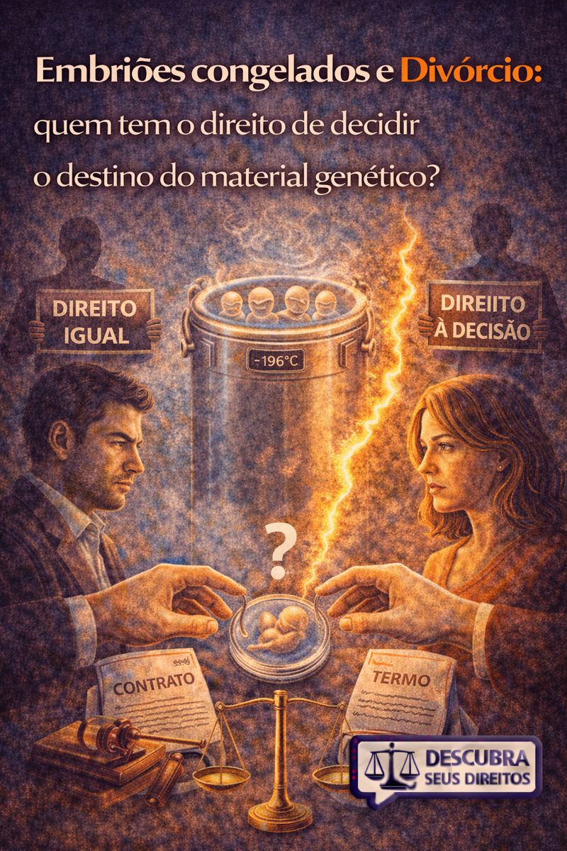 Embriões congelados e divórcio