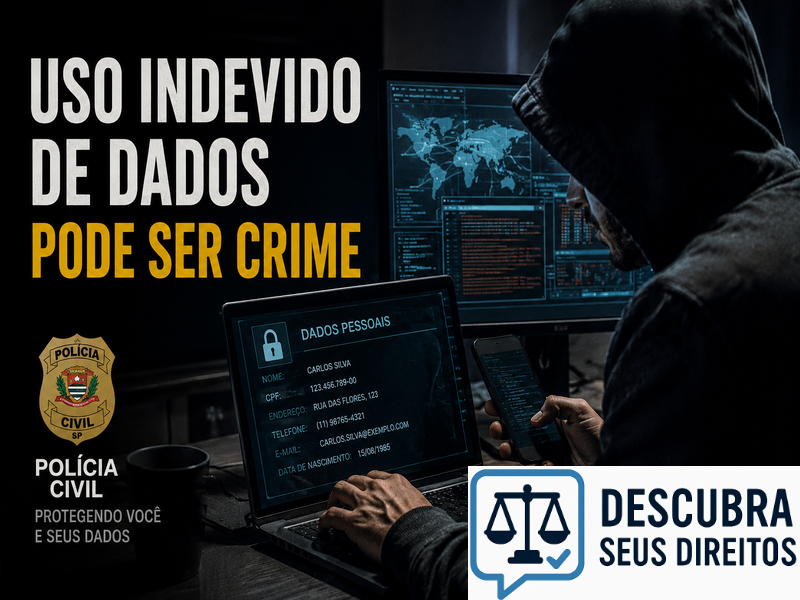Uso indevido de dados pode ser crime