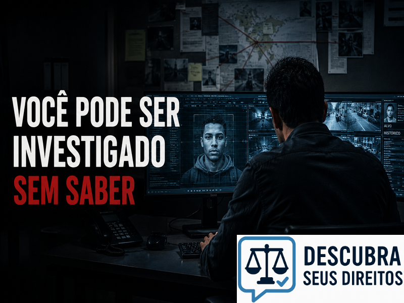 Você pode ser investigado sem saber