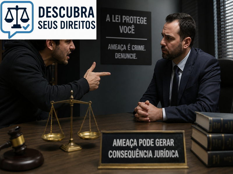 Ameaça pode gerar consequência jurídica