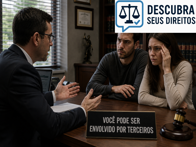 Você pode ser envolvido por terceiros