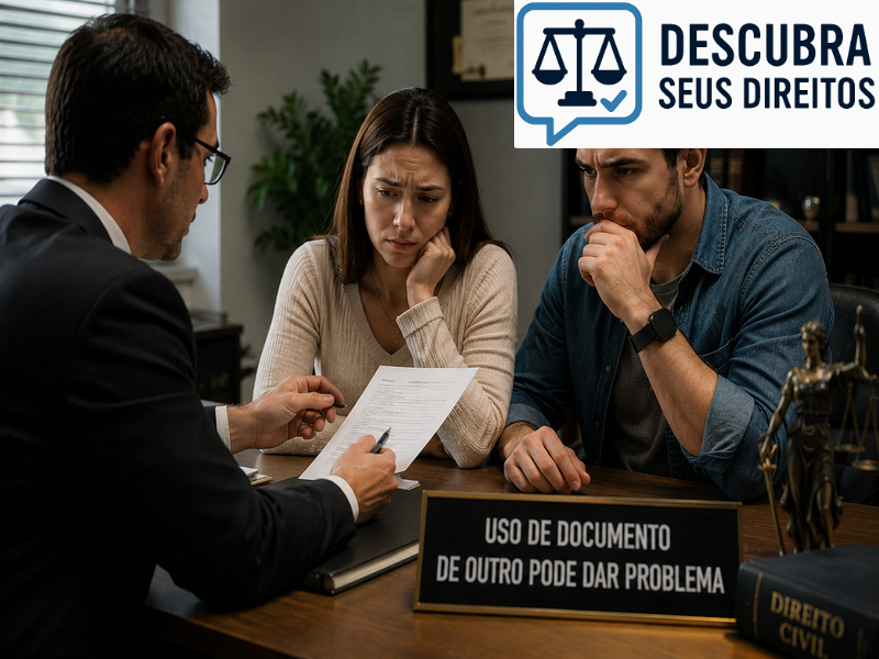 Uso de documento de outro pode gerar problemas legais