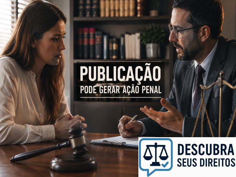 Publicação pode gerar ação penal