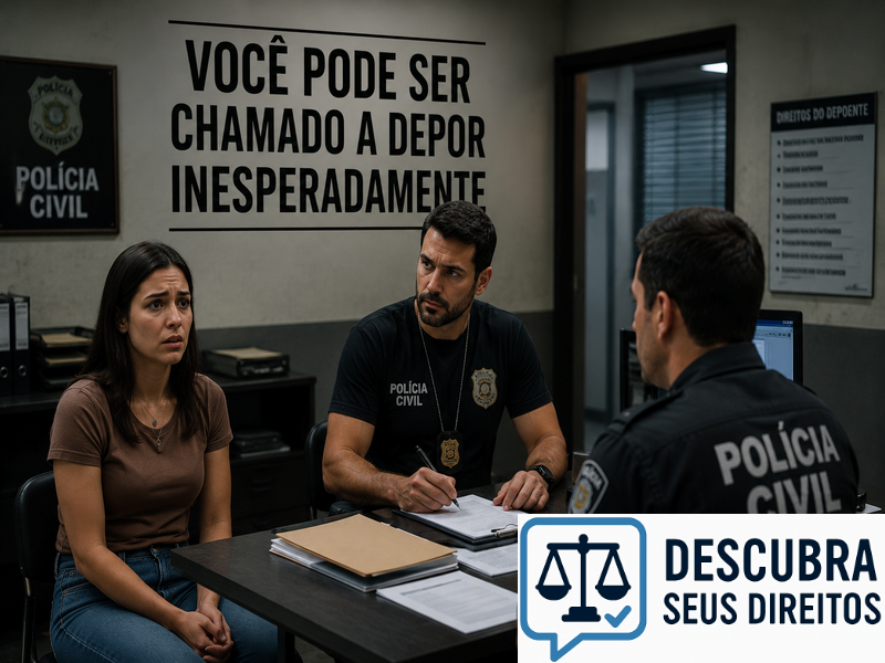 Você pode ser chamado a depor inesperadamente