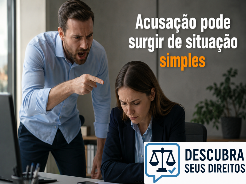 Acusação pode surgir de situação simples