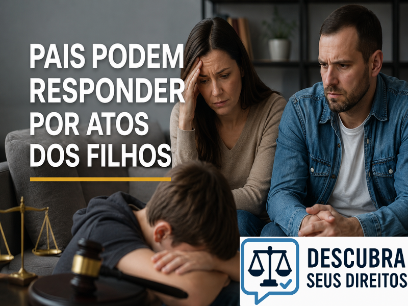 Pais podem responder por atos dos filhos
