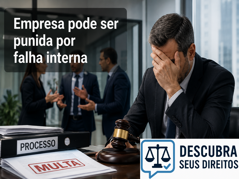 Empresa pode ser punida por falha interna