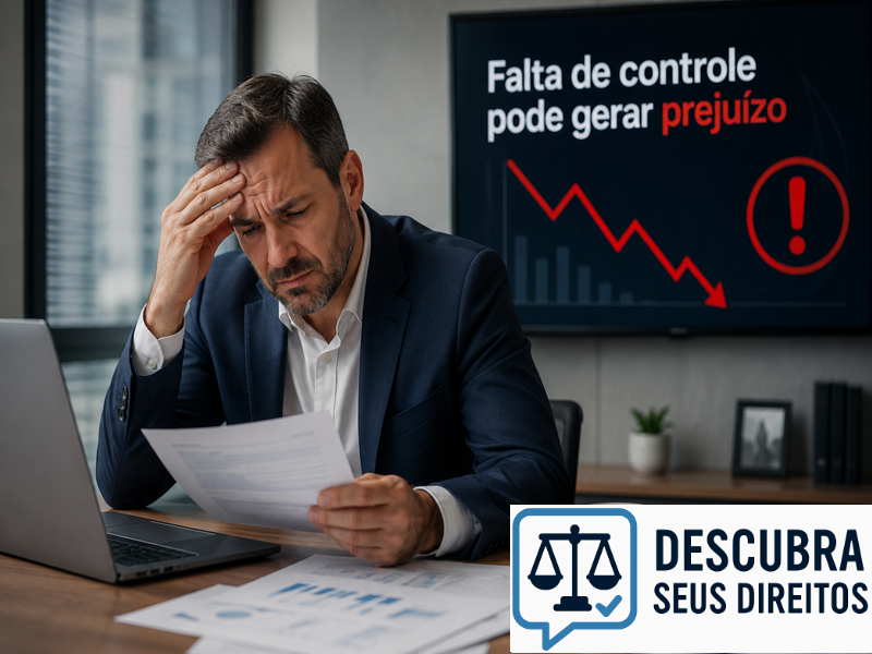 Falta de controle pode gerar prejuízo