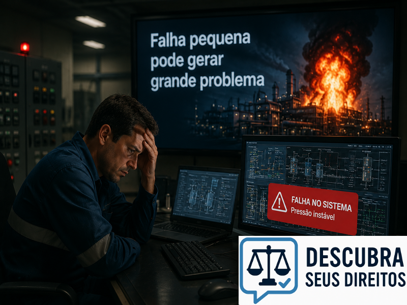 Falha pequena pode gerar grande problema