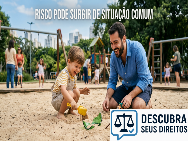 Risco pode surgir de situação comum