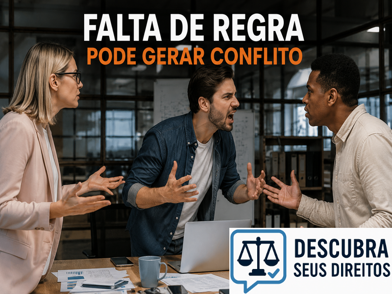 Falta de regra pode gerar conflito