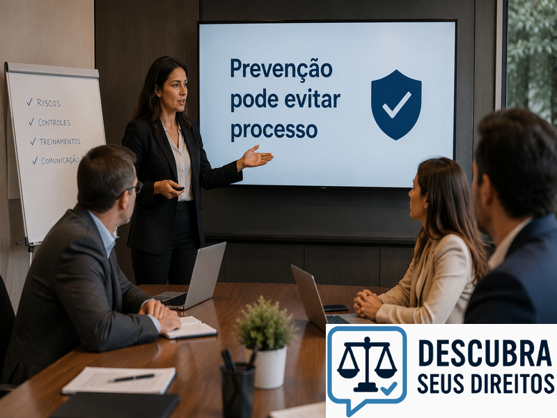 Prevenção pode evitar processo