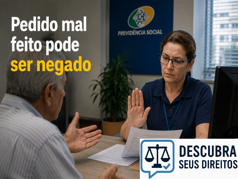 Pedido mal feito pode ser negado