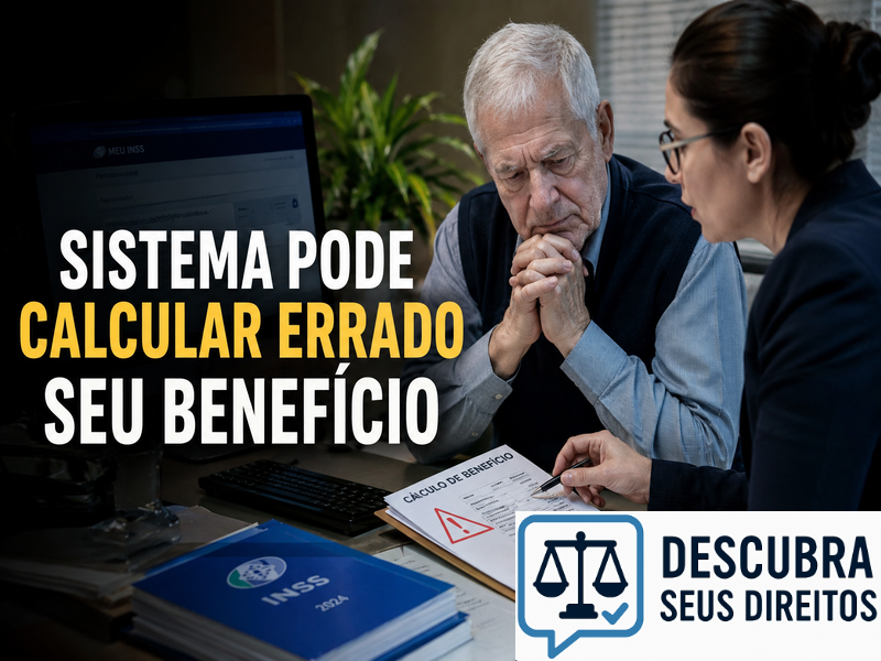 Sistema pode calcular errado seu benefício