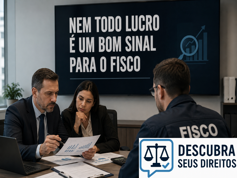 Nem todo lucro é um bom sinal para o Fisco