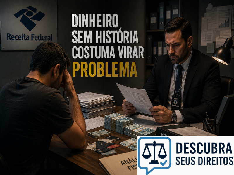 Dinheiro sem história costuma virar problema