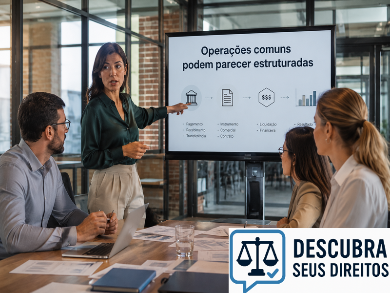 Operações comuns podem parecer estruturadas