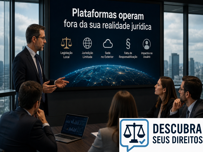Plataformas operam fora da sua realidade jurídica