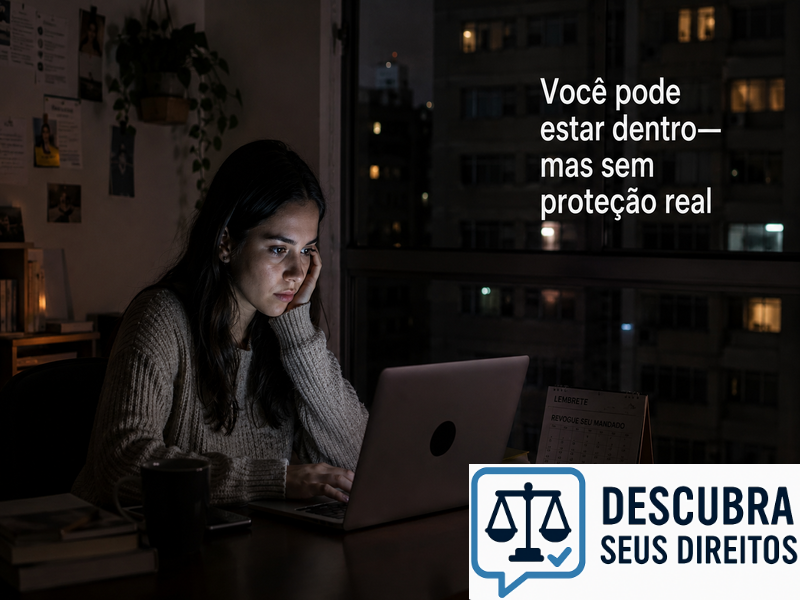 Você pode estar dentro — mas sem proteção real