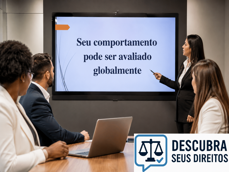 Seu comportamento pode ser avaliado globalmente