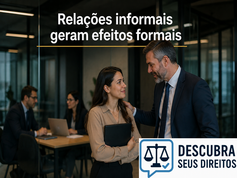 Relações informais geram efeitos formais