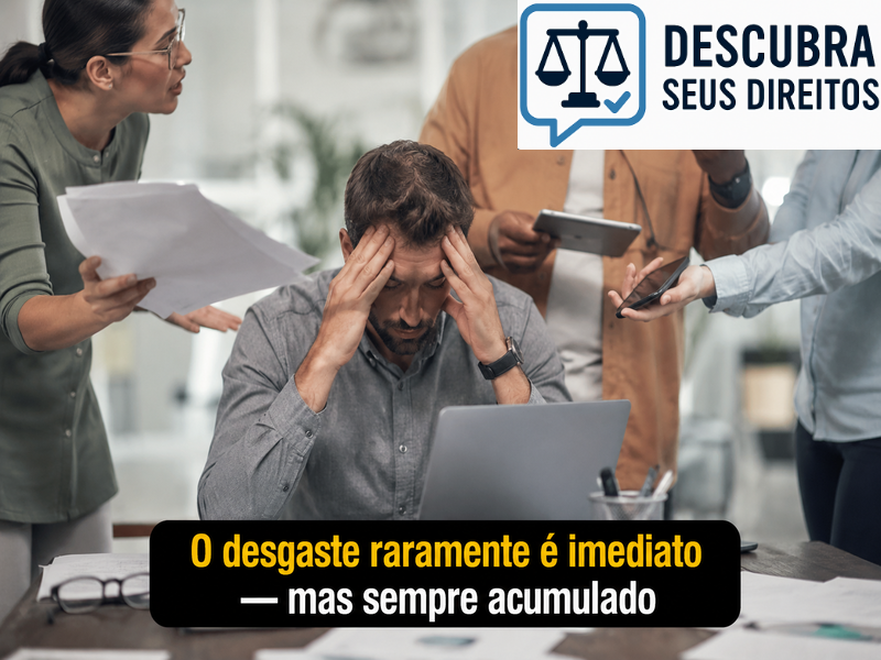 O desgaste raramente é imediato — mas sempre acumulado