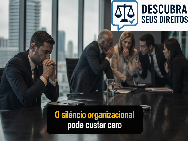 O silêncio organizacional pode custar caro