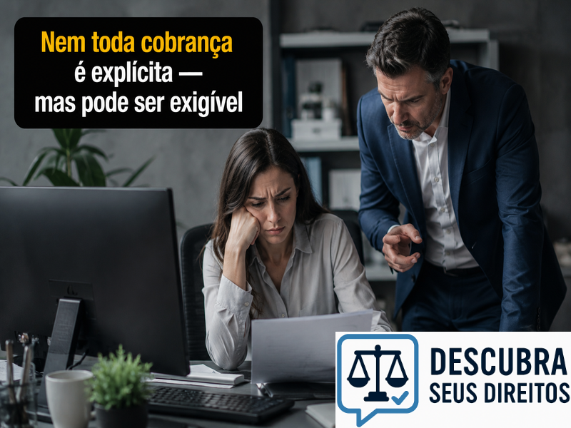 Nem toda cobrança é explícita — mas pode ser exigível