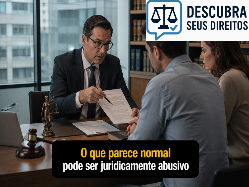 O que parece normal pode ser juridicamente abusivo