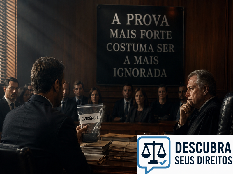 A prova mais forte costuma ser a mais ignorada